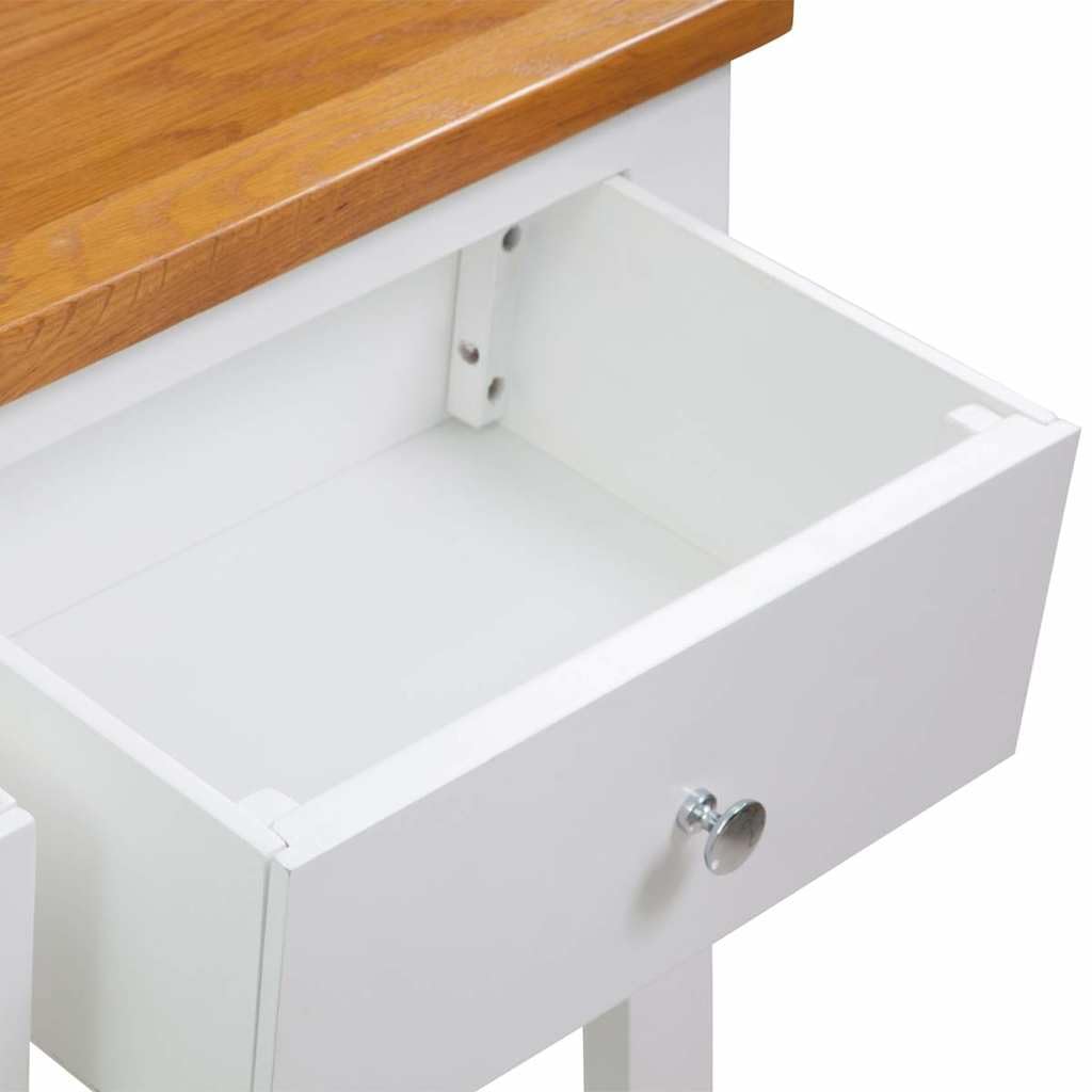 Solid Oak Wood Console Table S155