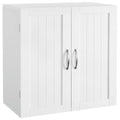 Wall Mounted White Bathroom Storage Cabinet with Doors T4148
