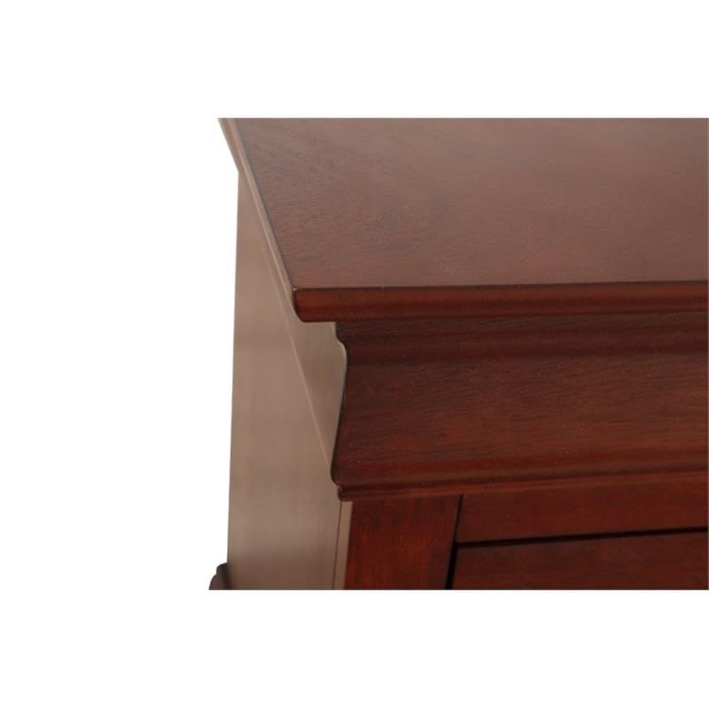 2 Drawer Wood Nightstand V646