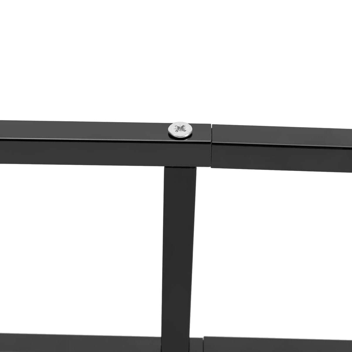 34 Inch Black Metal Media Storage Rack X9736