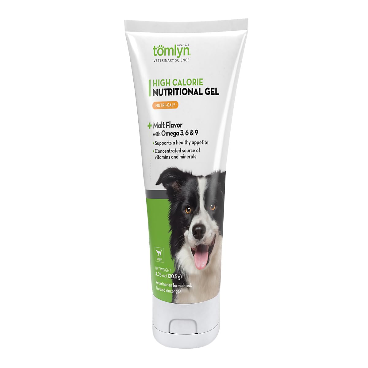 Malt-Flavored High-Calorie Nutritional Gel for Dogs, 4.25oz O76454