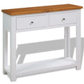 Solid Oak Wood Console Table S155