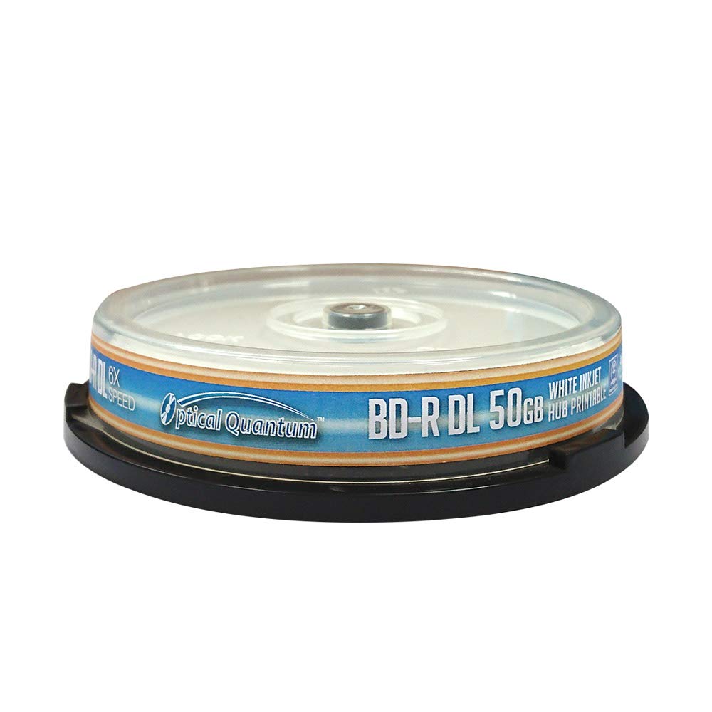 50GB BD-R DL Double Layer White Inkjet Hub Printable 10 pcs T334165