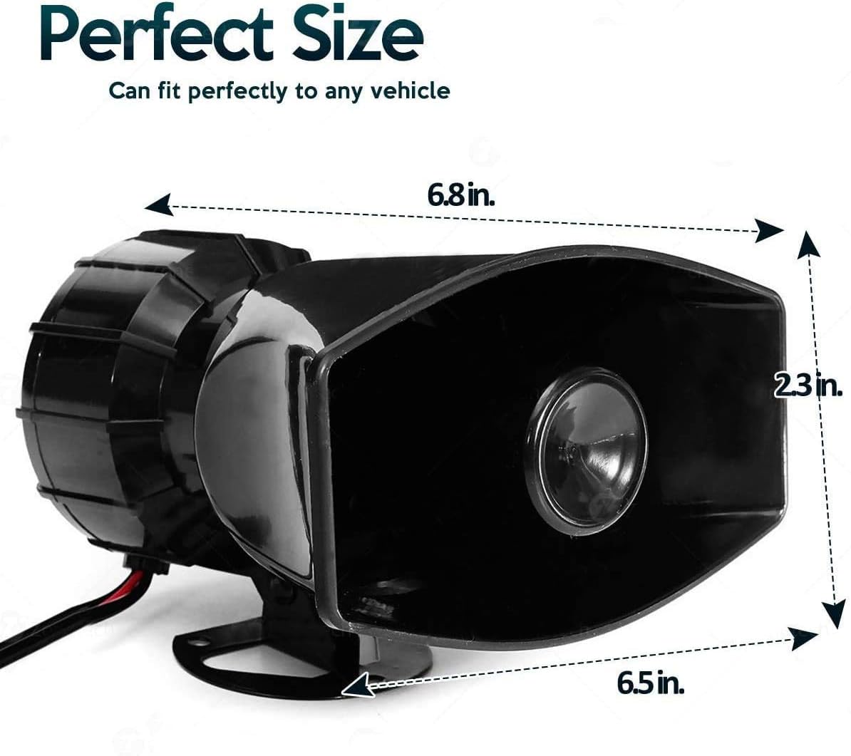 Car Siren Horn with Mic PA Speaker System Y243
