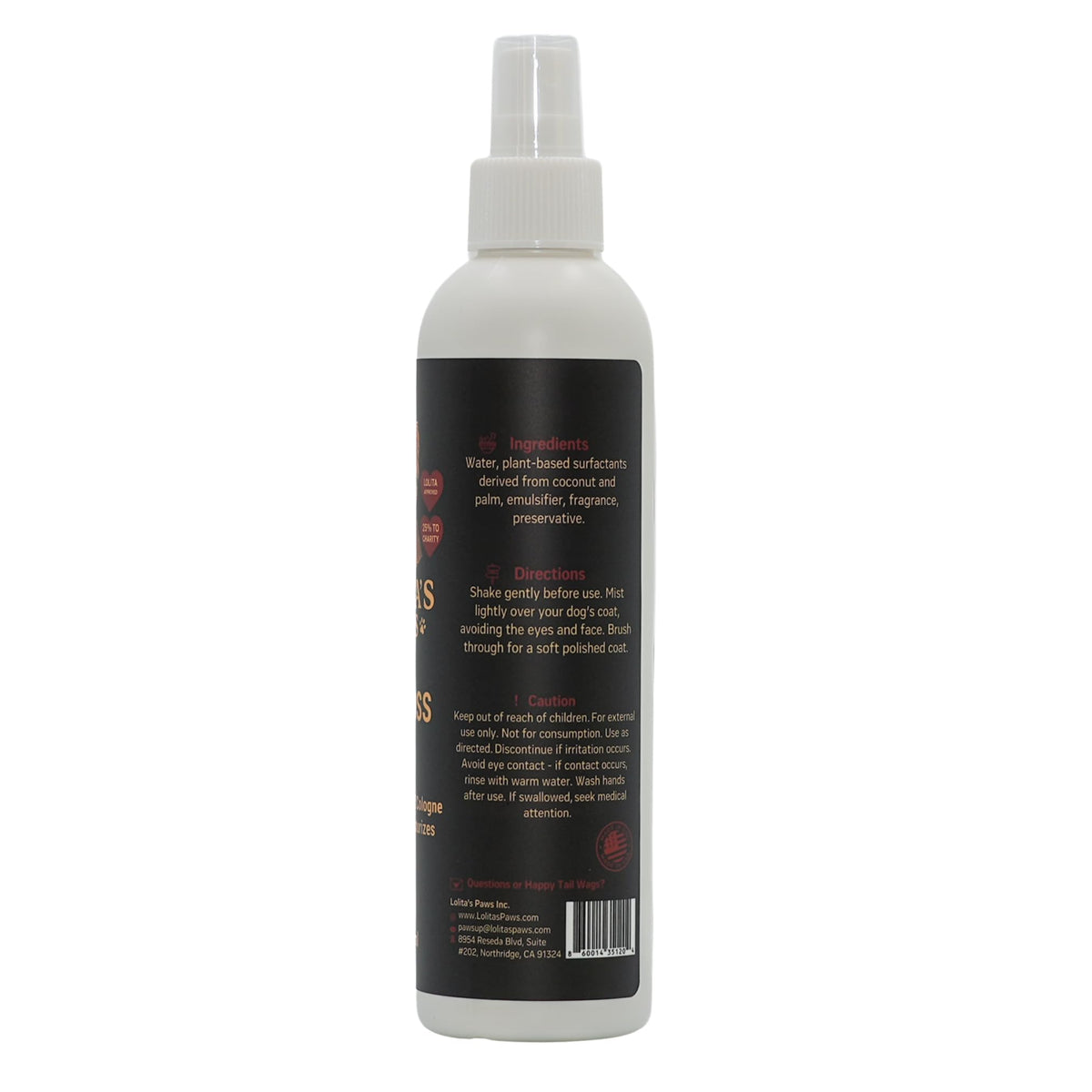 Masculine Dog Cologne Deodorizing Pet Spray 8 oz U78664
