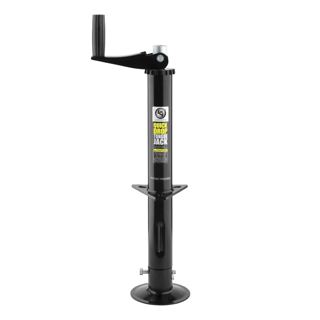 Black Tongue Jack for Trailers E69044