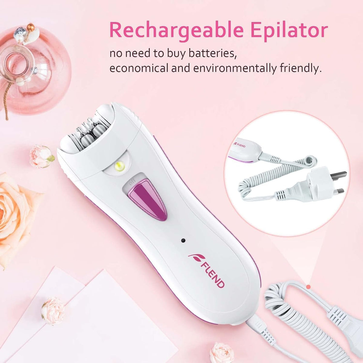 Epilator for Women Face Legs Bikini D334