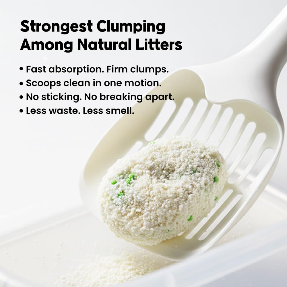 Cassava Cat Litter, Odor Control Dust-Free Clumping Litter C469350