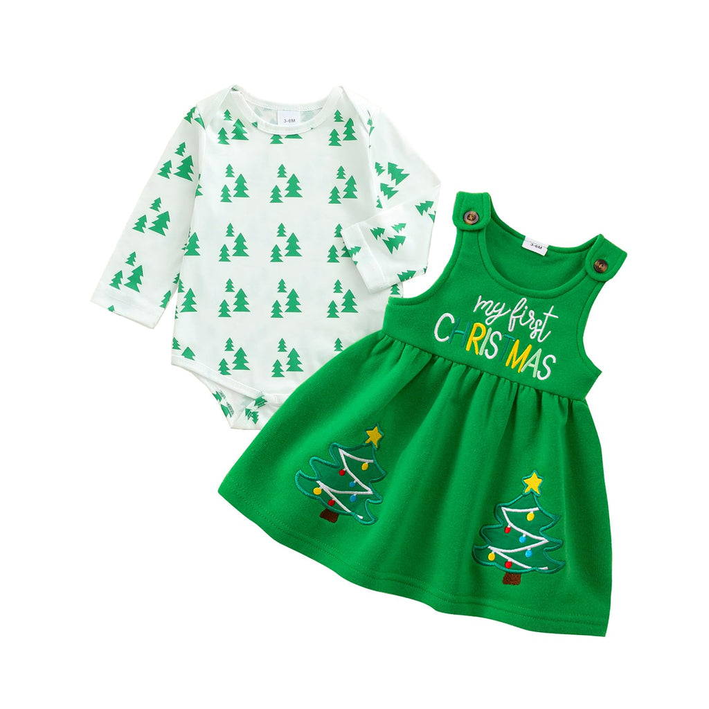 Newborn Short Sleeve Romper and Overalls Skirt Dress Outfits N10532