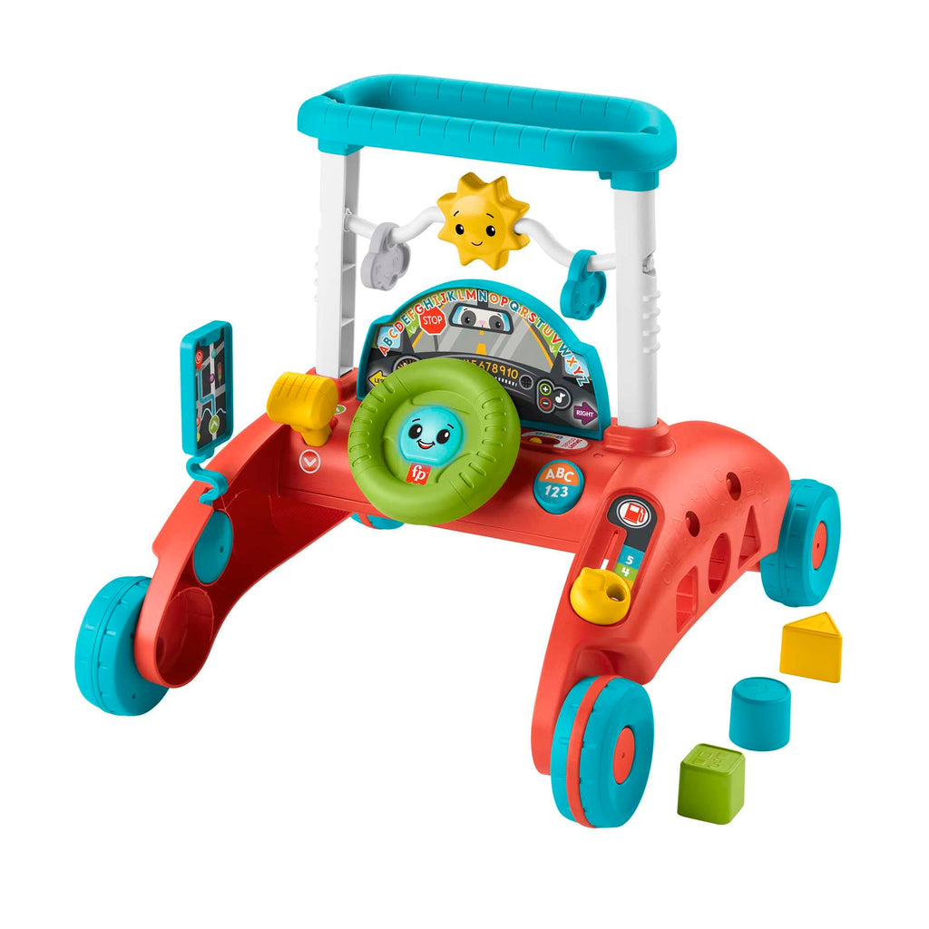 2-Sided Steady Speed Baby Walker with Learning Songs and Sounds R549