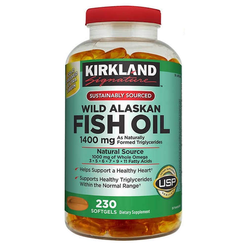 Wild Alaskan Fish Oil 1400 mg 230 Softgels R114