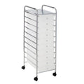 10 Drawer Rolling Craft Cart V919