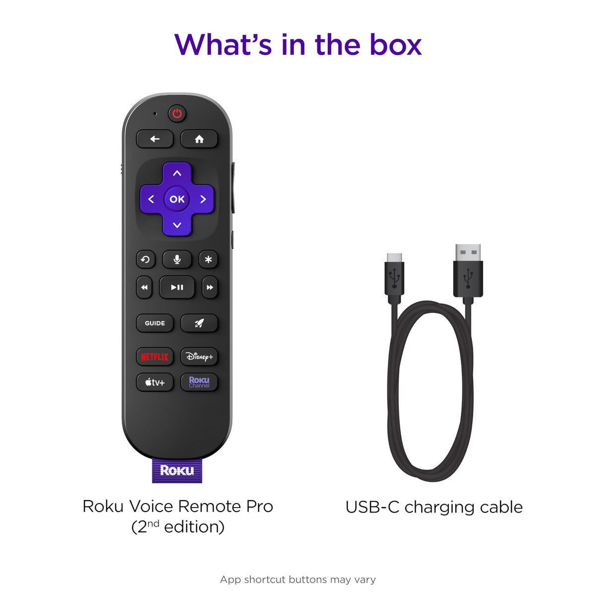 Rechargeable TV Remote Control with Voice Controls T226