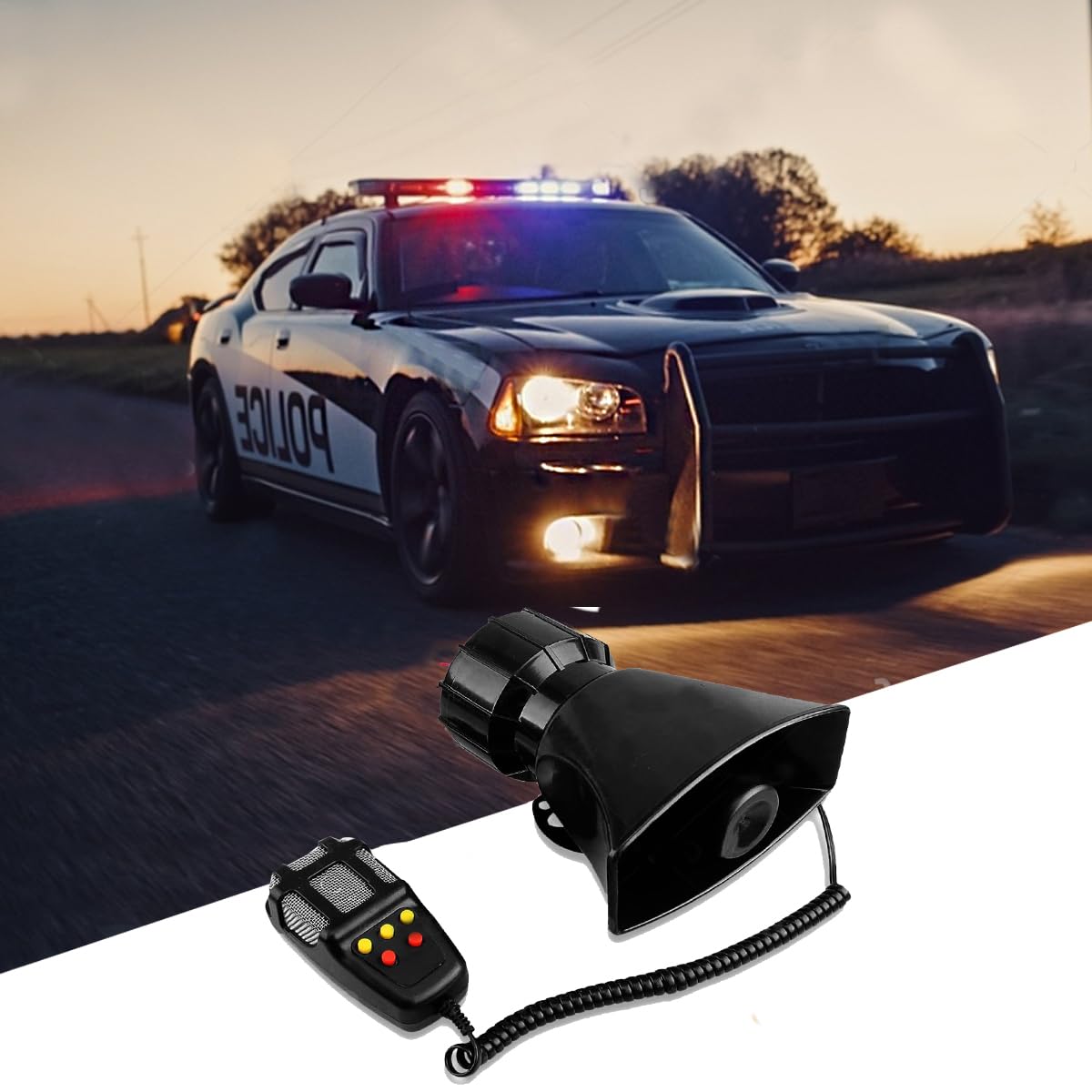 Car Siren Horn with Mic PA Speaker System Y243