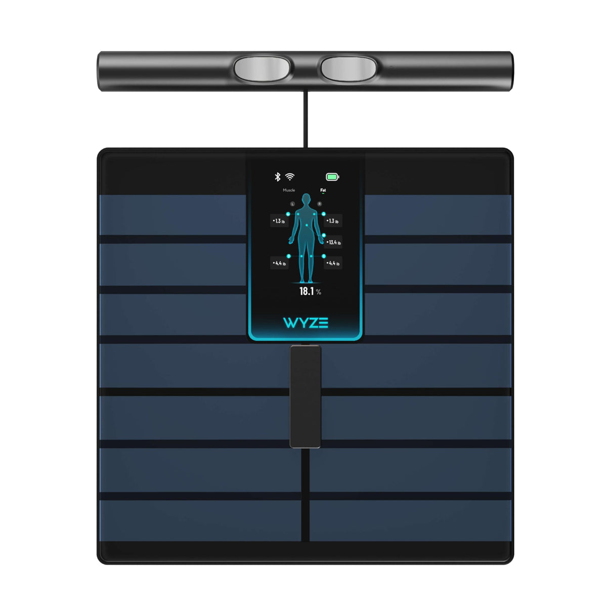 Wi-Fi & Bluetooth Body Composition Scale with Handle, 400 lbs, Black N916