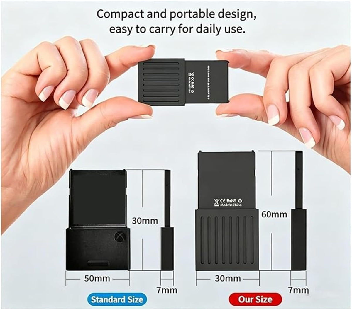 M.2 Hard Drive Expansion Card Enclosure 512G SSD Included B67442