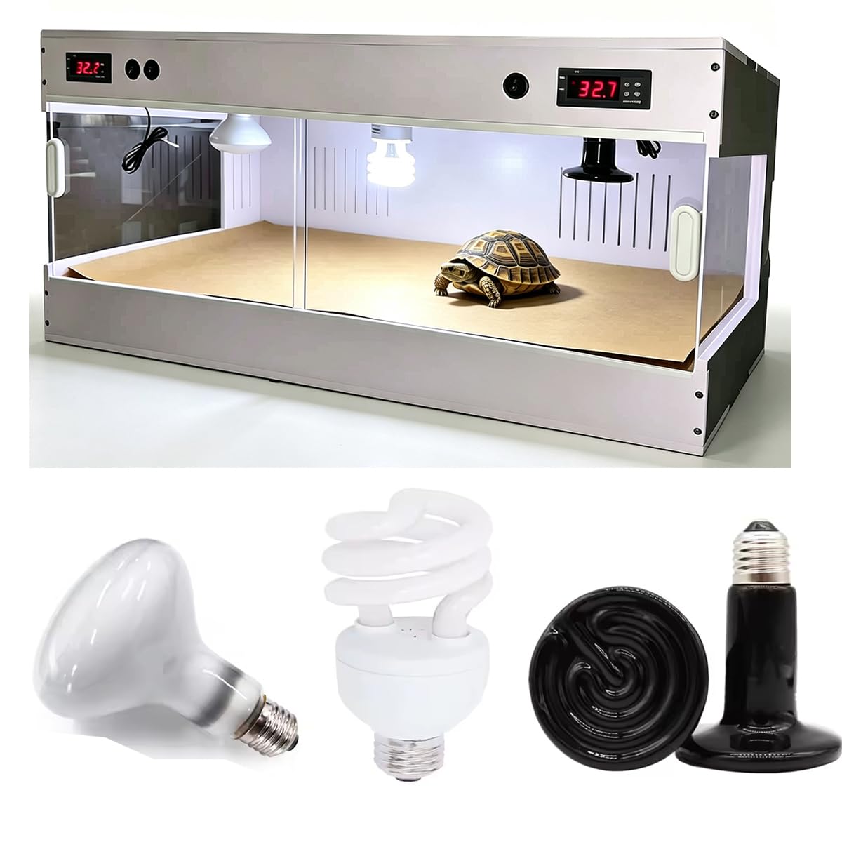 UVB 10.0 Calcium Booster Bulb with Ceramic Heat Emitter and Daylight Tube M508