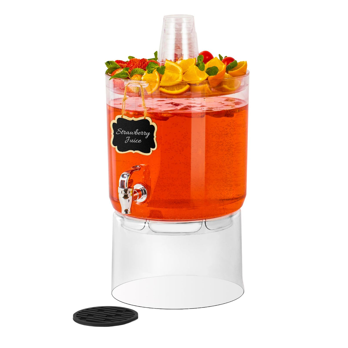 2 Gallon Drink Dispenser with Multi-Function Lid M8542