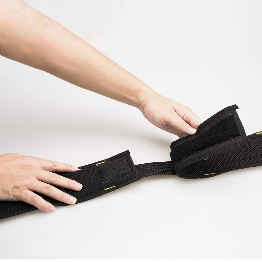 2-Inch Padded Tool Belt with 4 D-Rings Heavy Duty Double Metal Roller Buckle N487380