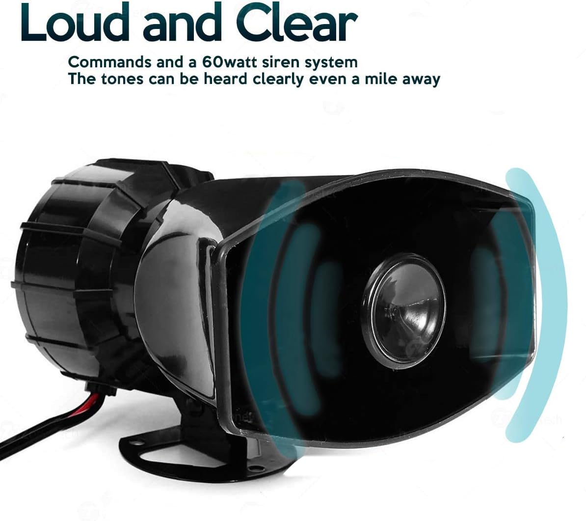 Car Siren Horn with Mic PA Speaker System Y243