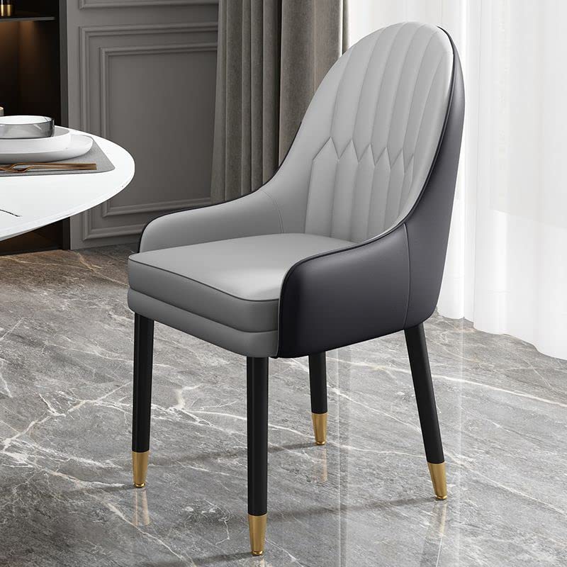 Light Gray Black Set of 2 Dining Chairs H99294