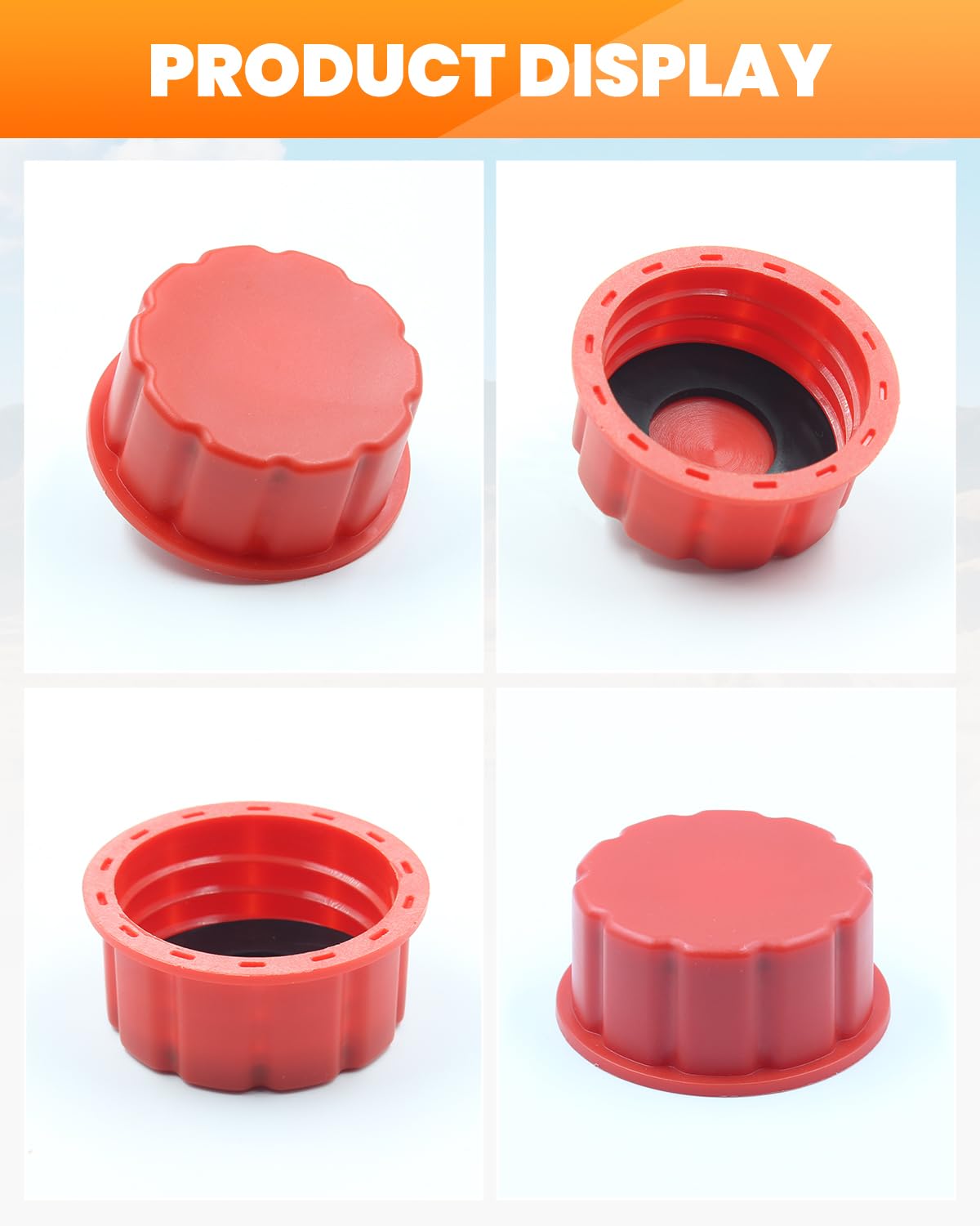 Red 5 Gallon Gas Can Replacement Caps B813