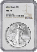 2022 American Silver Eagle Dollar MS70 L85064