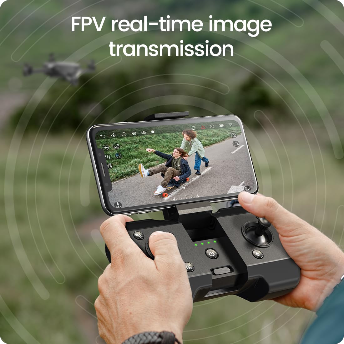 Foldable FPV Drone with 1080P WiFi Camera and Carrying Case V90643