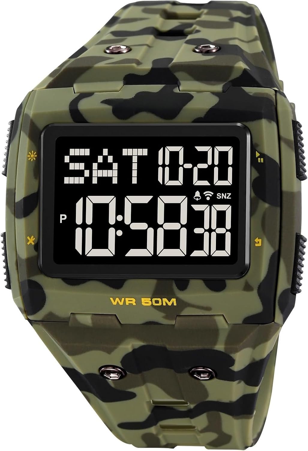 Large Face 5ATM Water Resistant Digital Mens Watch X292