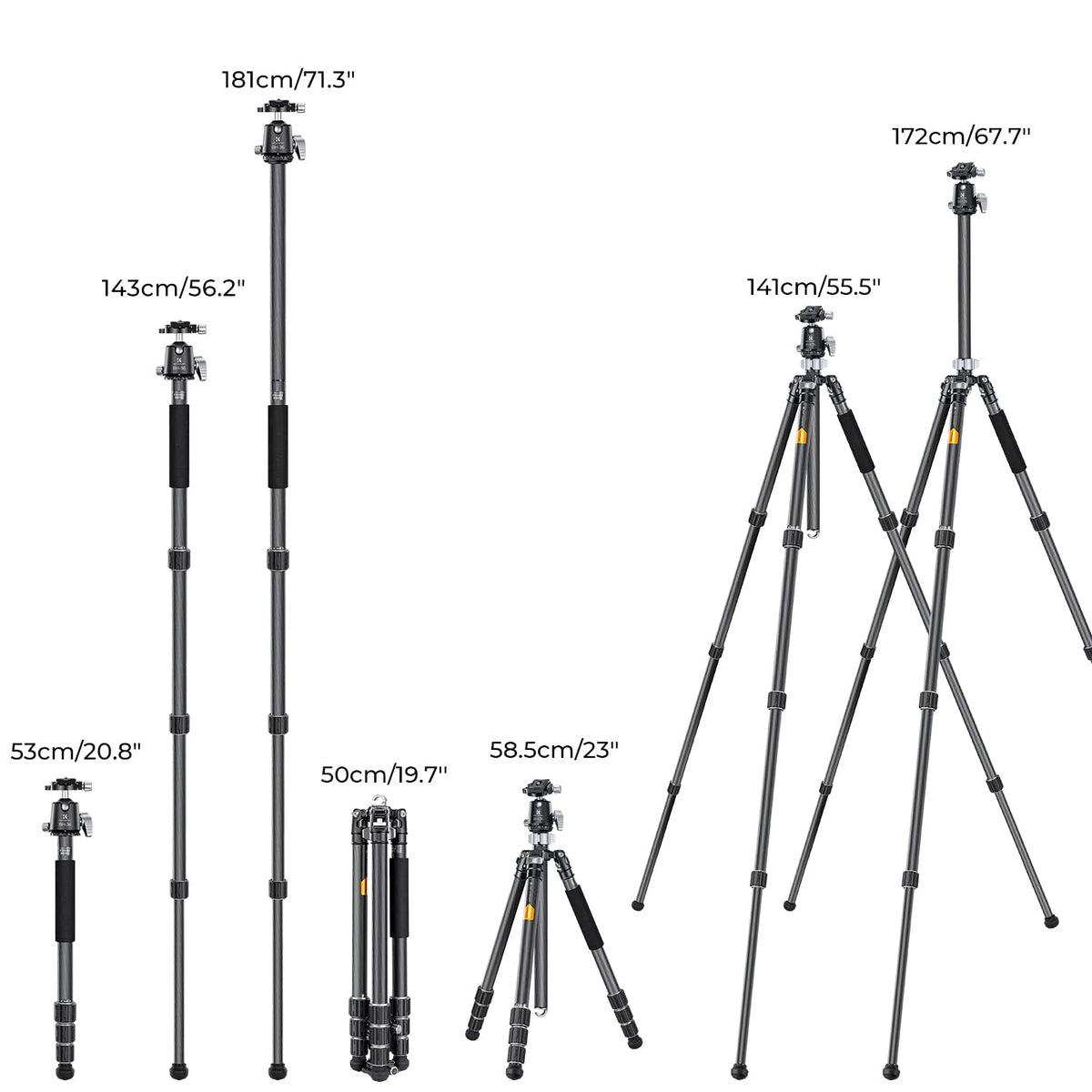 Carbon Fiber Camera Tripod D5711