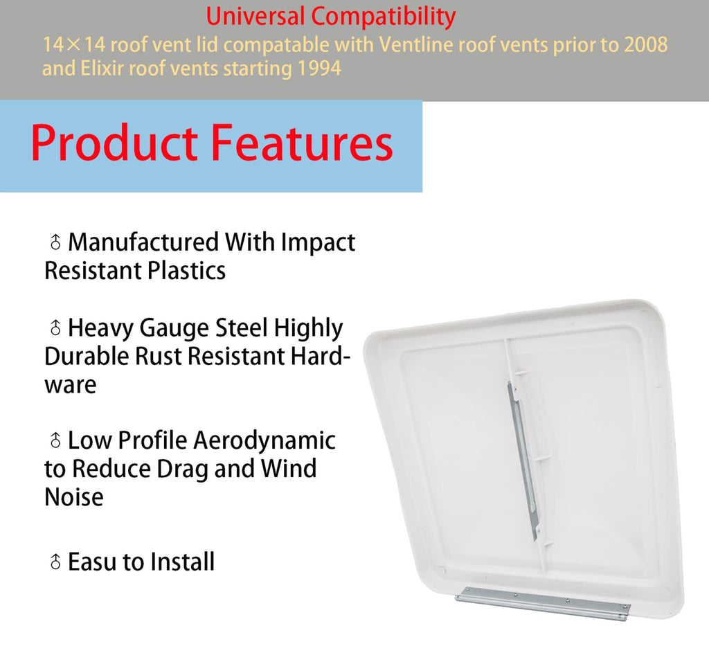 14" x 14" Roof Vent Cover 2 Pack H167428