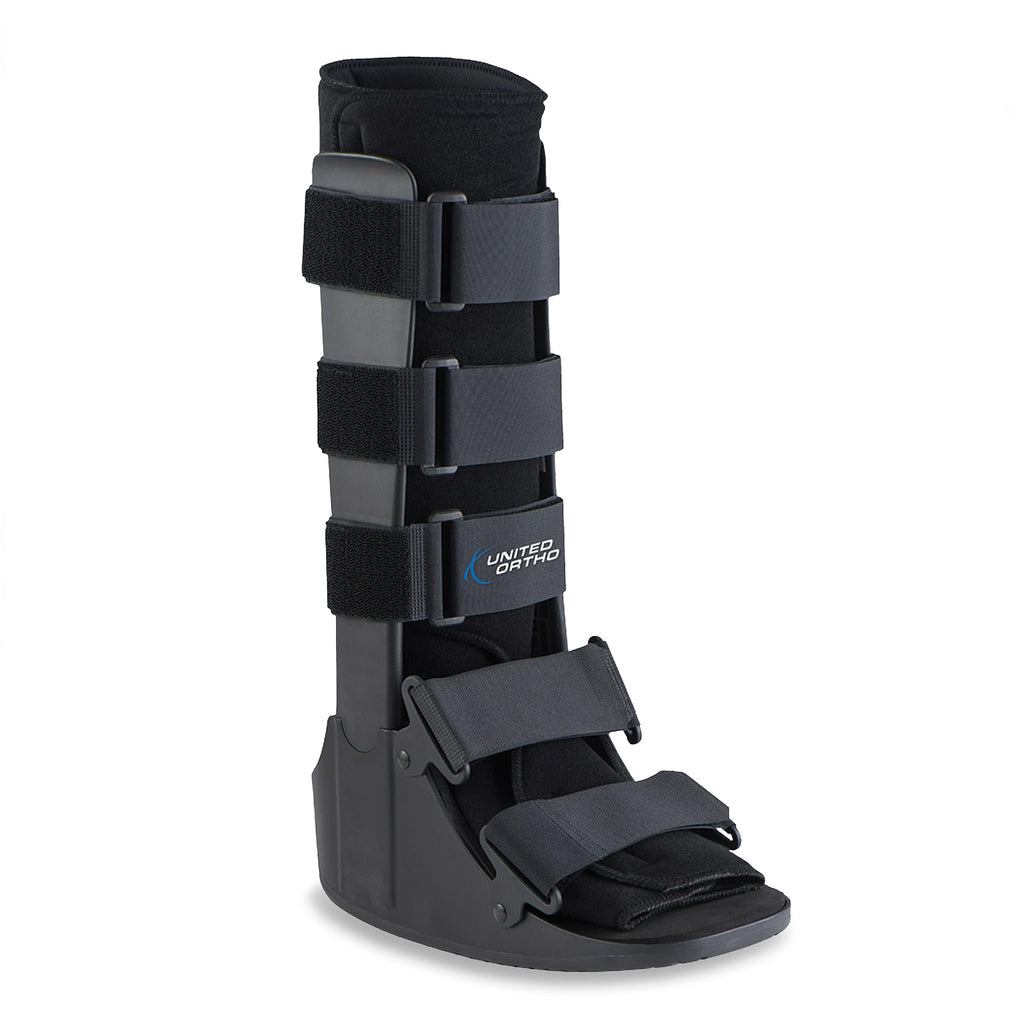 Large Black Cam Walker Boot U308
