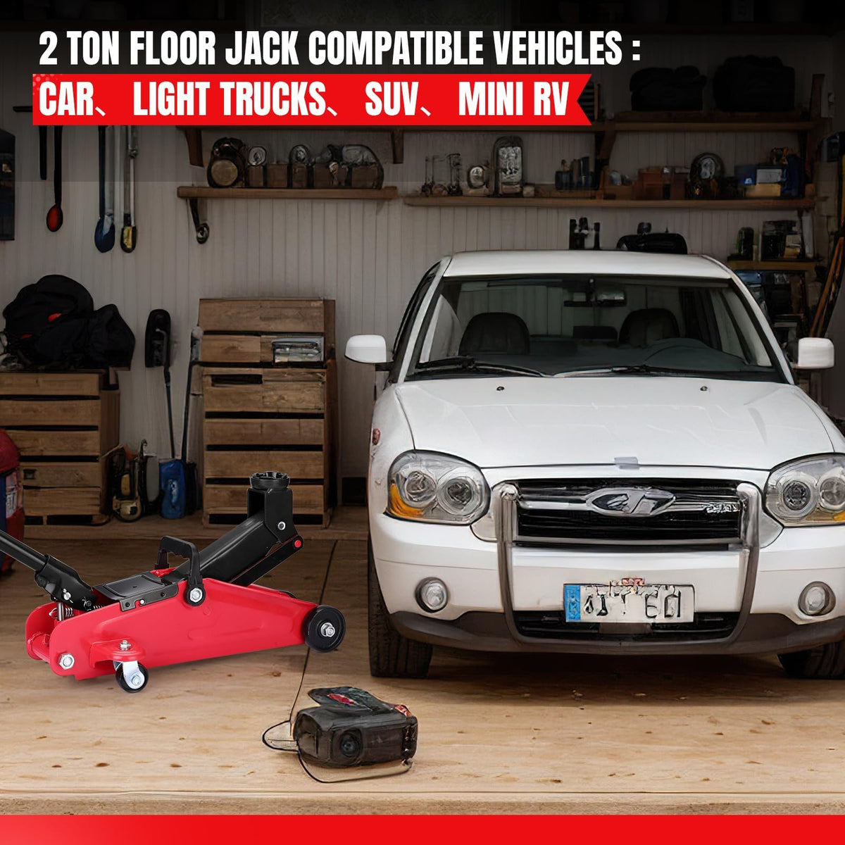 2 Ton Low Profile Hydraulic Floor Jack N688