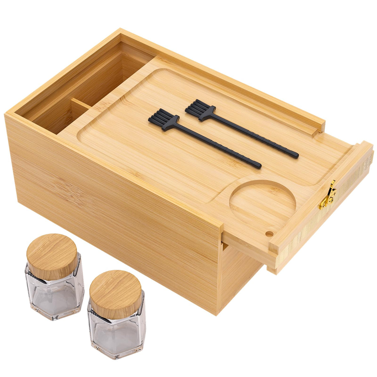 Bamboo Storage Box with Lid Z552069