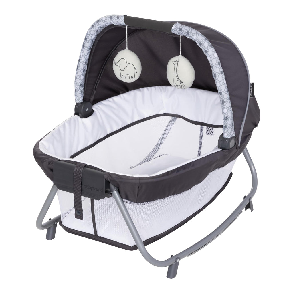 Nursery Den Playard with Rocking Cradle, Snooze Pod, Flip Over Changer L95599