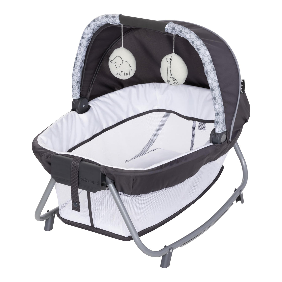 Nursery Den Playard with Rocking Cradle, Snooze Pod, Flip Over Changer L95599