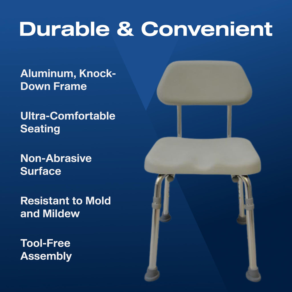 Padded Shower Chair 300 lbs Weight Capacity P22353