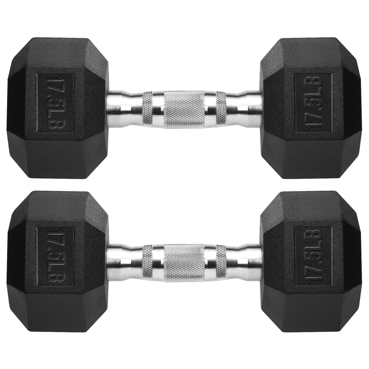 Rubber Coated Cast Iron Hex Dumbbells A195