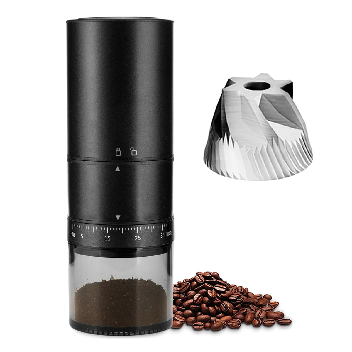 Portable Electric Coffee Burr Grinder O488