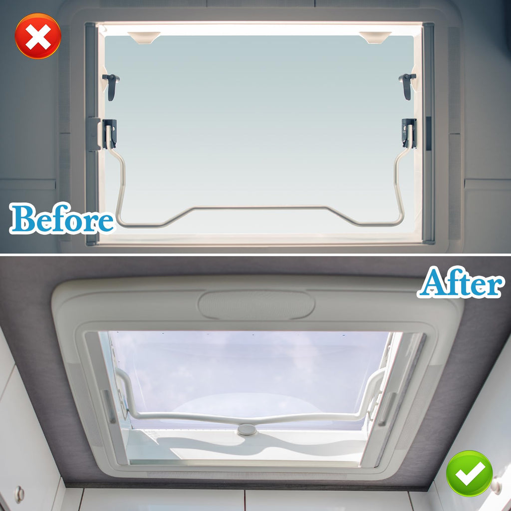 18" x 26" RV Skylight Replacement Milky White B43595