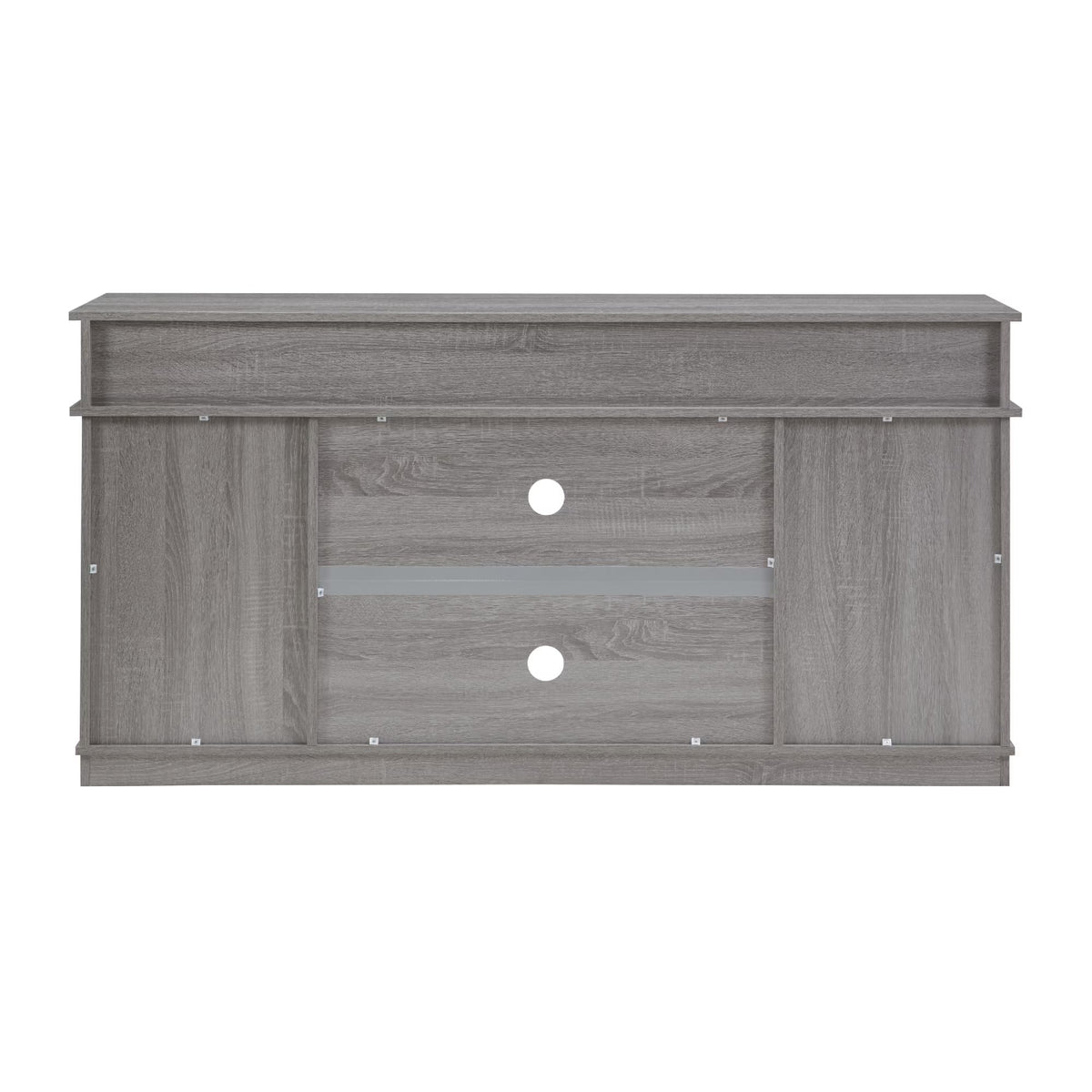 65" Grey TV Stand with Sliding Doors R7025