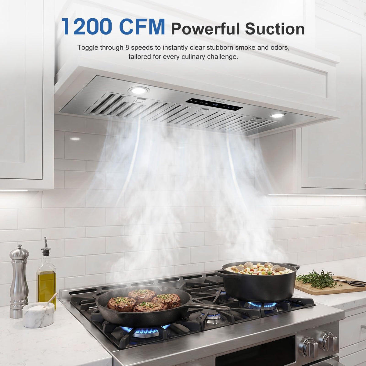 36-Inch 1200 CFM Built-in Range Hood Insert Z986