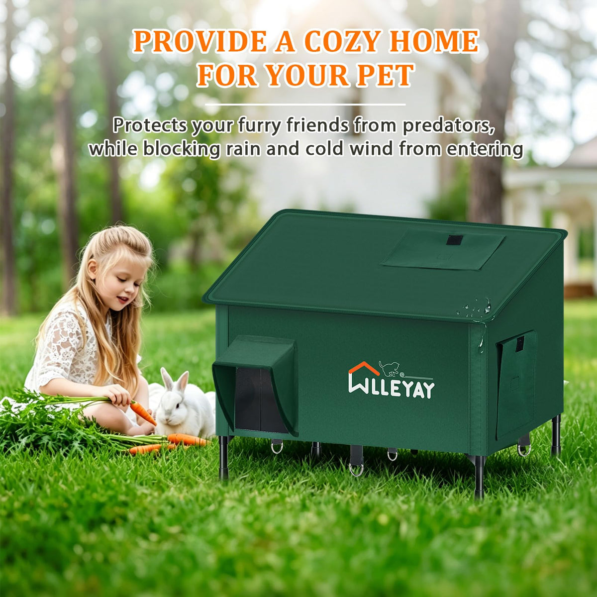 Extra Large Collapsible Heated Cat House N386