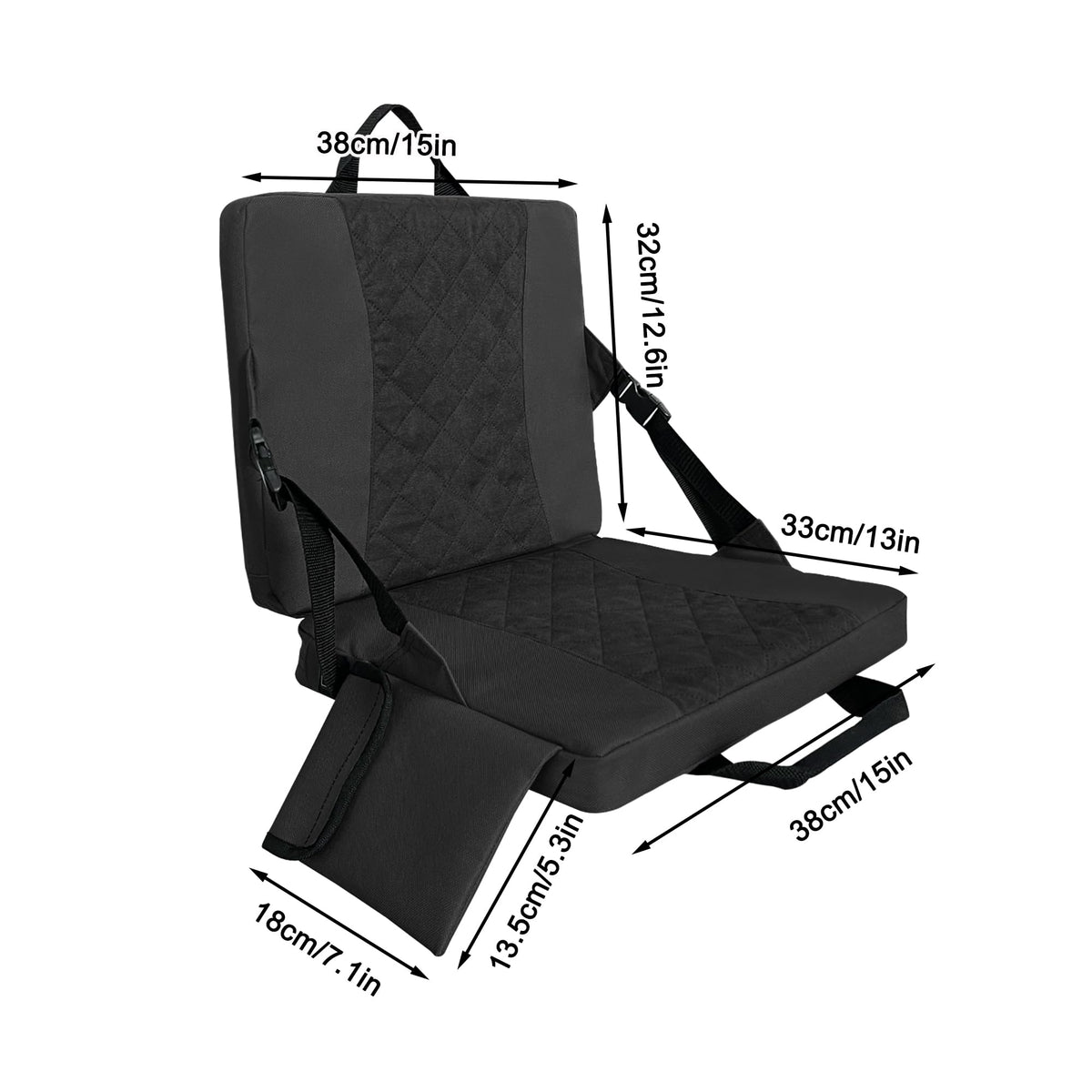 Warm Seat Cushion with Back Support O541