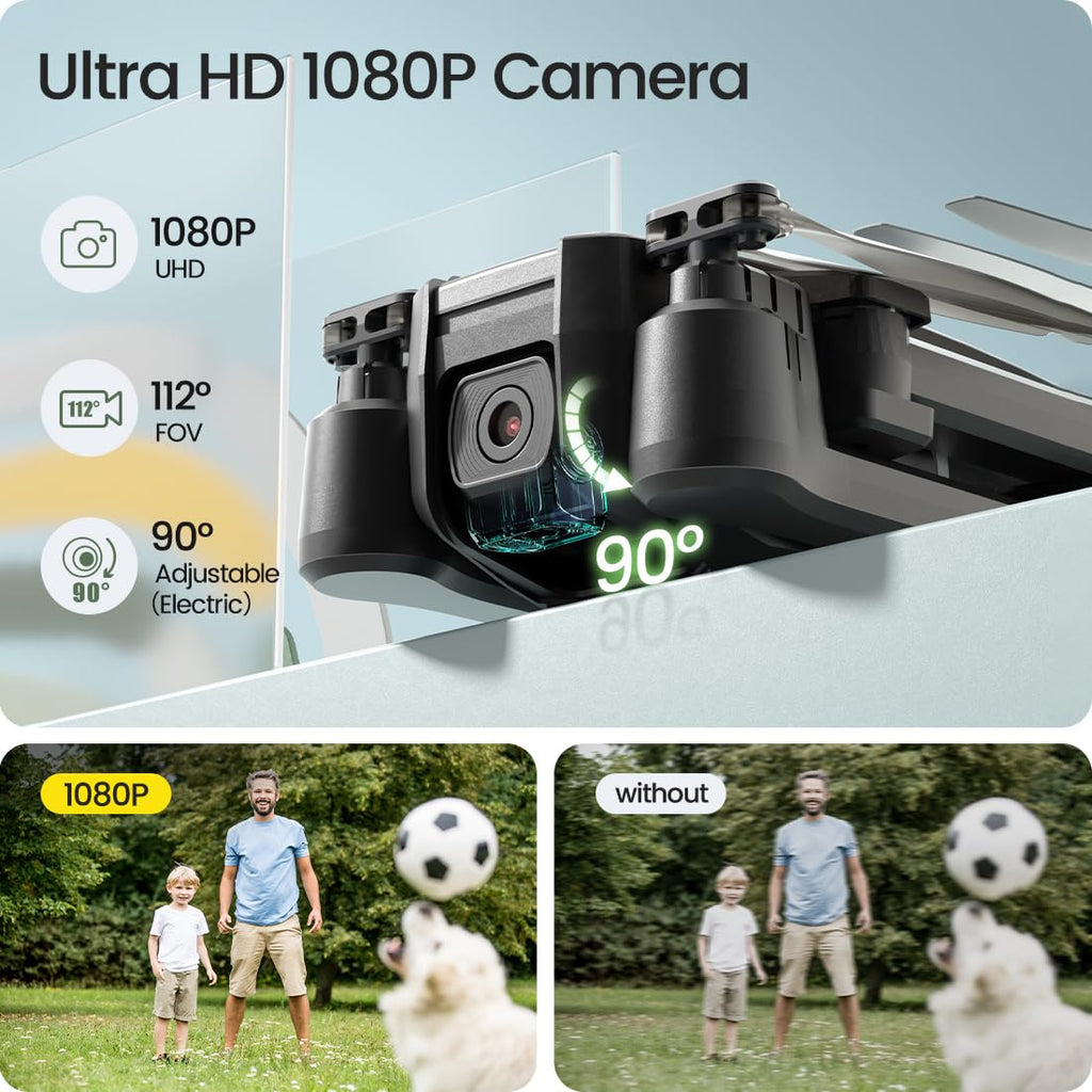 Foldable FPV Drone with 1080P WiFi Camera and Carrying Case V90643