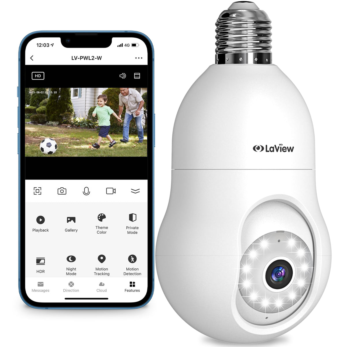 4MP 2K Security Camera B61554