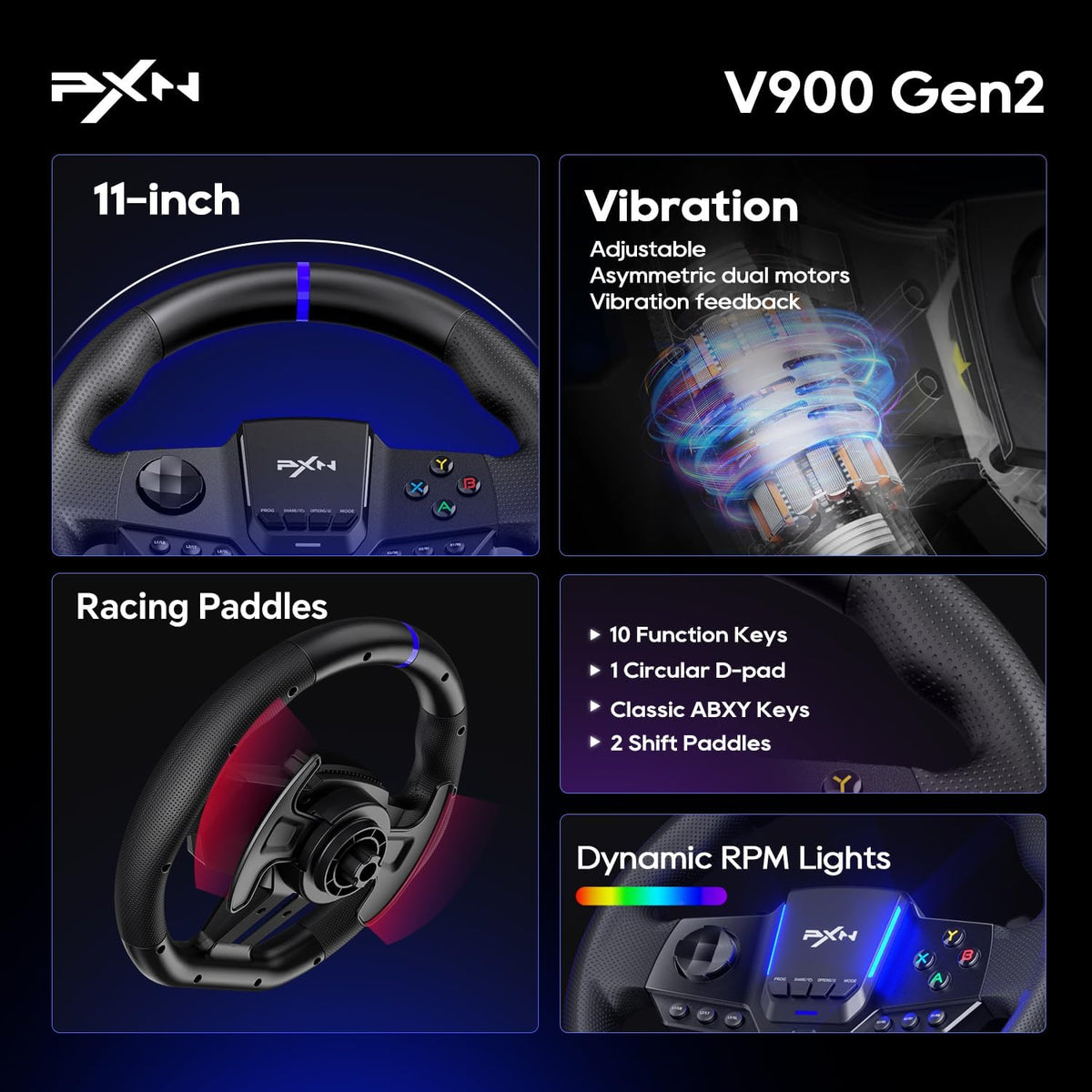 Gaming Steering Wheel J7428
