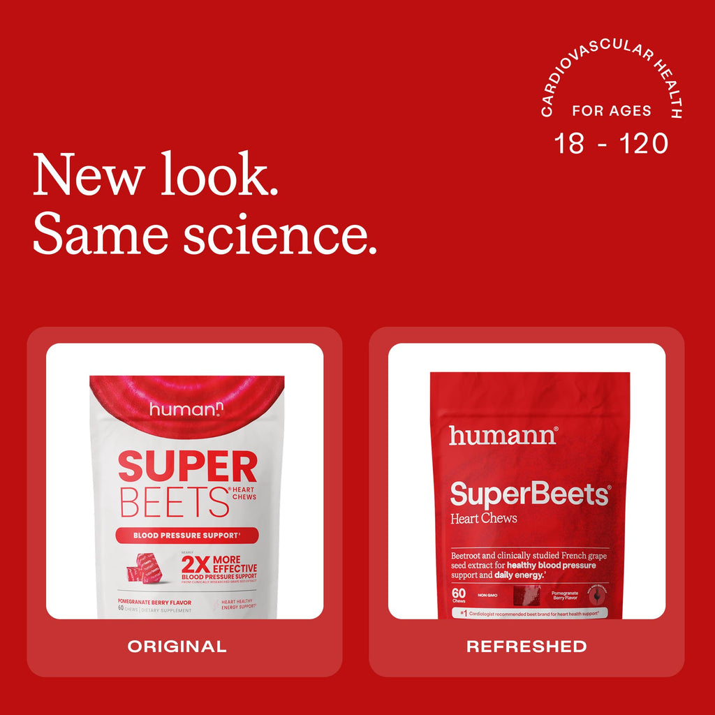 SuperBeets Heart Chews & Tart Cherry Gummies T71111