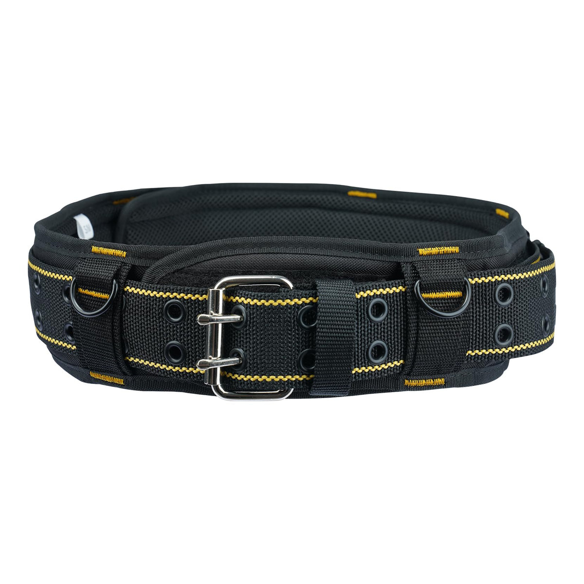 2-Inch Padded Tool Belt with 4 D-Rings Heavy Duty Double Metal Roller Buckle N487380