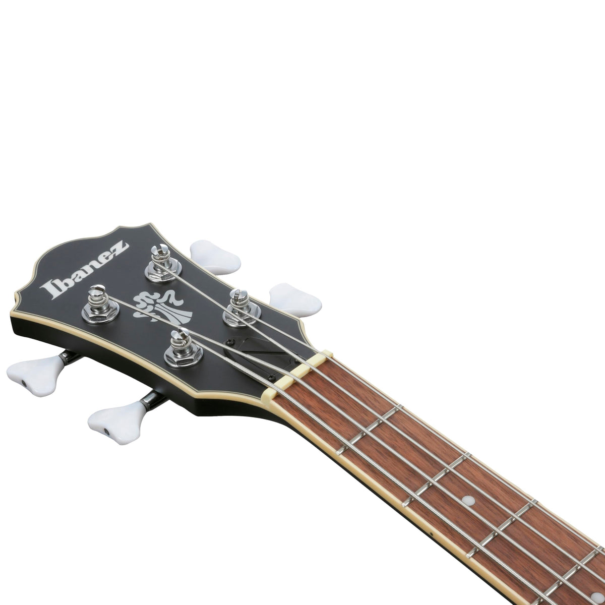 Black Flat Semi-hollow Bass Guitar G182902